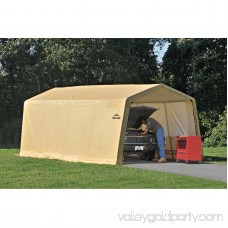 Shelterlogic Auto Shelter 10' x 20 x8' Peak Style Instant Garage, Sandstone 554795362